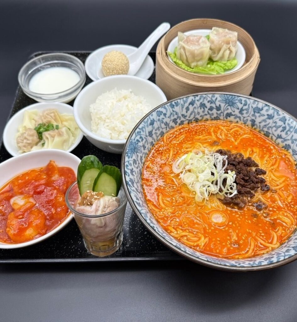 紅虎選べる麵御膳白ごま担々麺